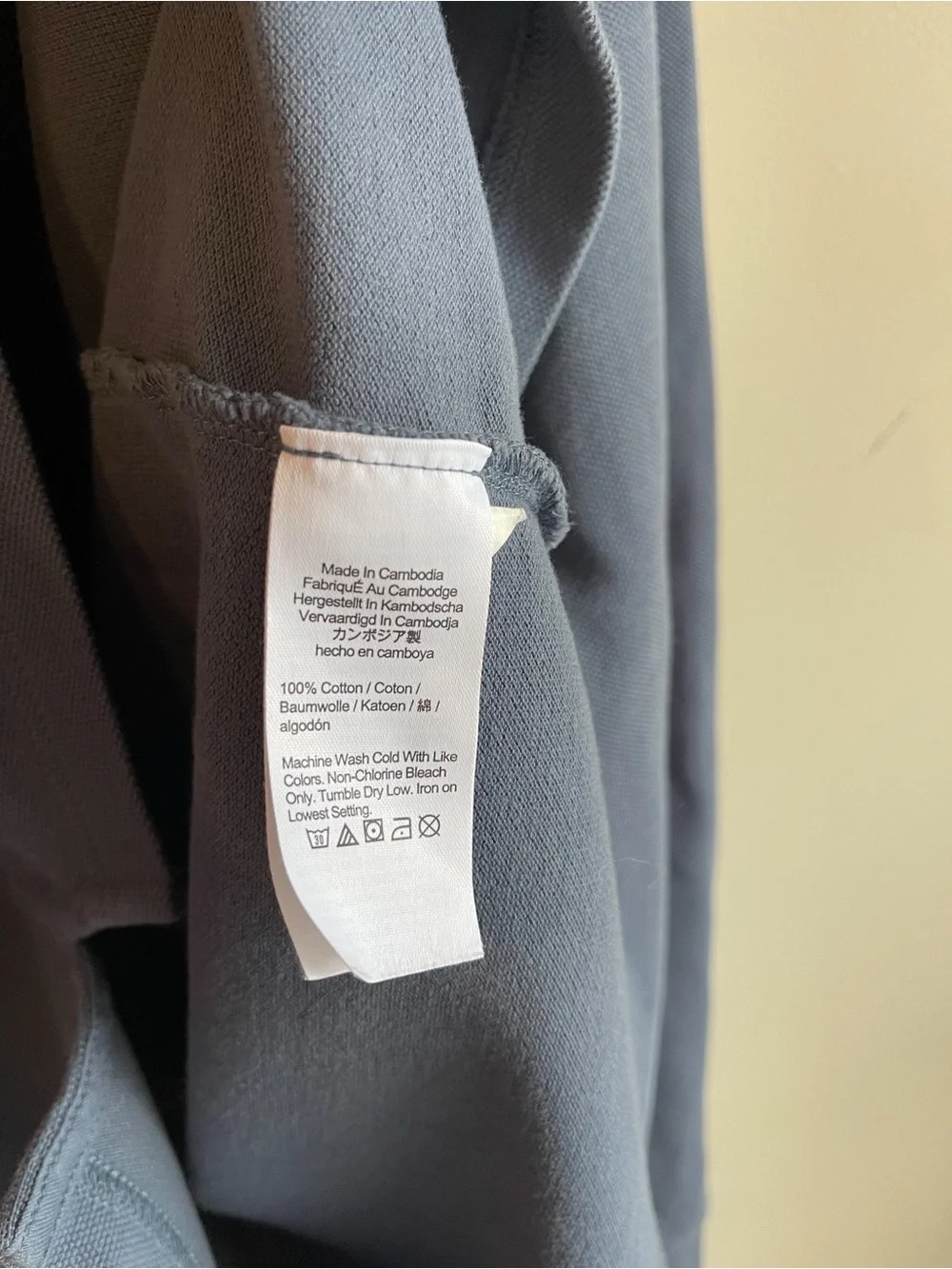 J. Crew Men's Long-Sleeve Polo in Slate Blue